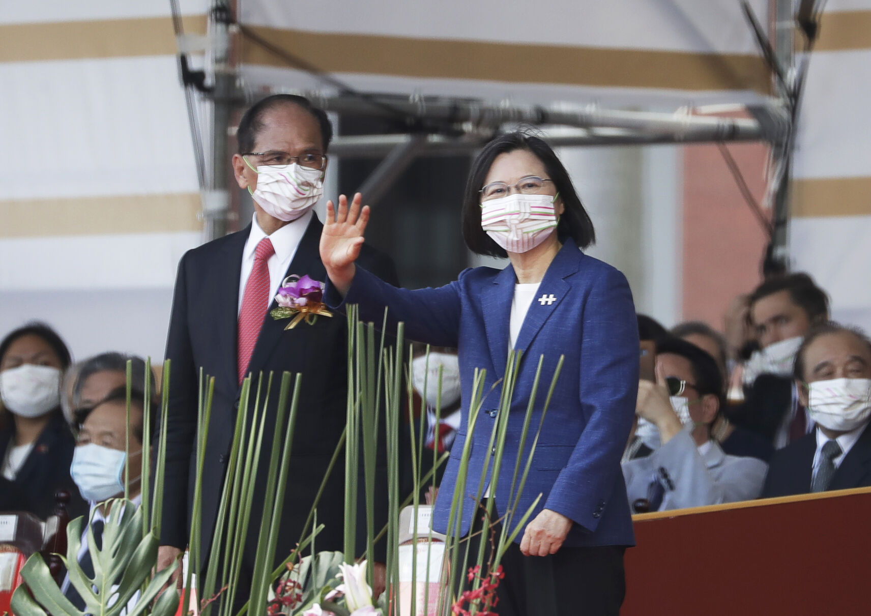 APTOPIX Taiwan National Day